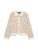 VERO MODA Gebreid vest ‘VMRiley’  camel / wit