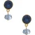 OTAZU Blue Crystal Earpins Blue