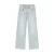 Indian Blue Jeans high waist wide leg jeans light blue denim