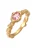 Haze&Glory Ring  goud / rosa