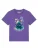Watapparel Shirt ‘Yoga & Meditation’  geel / jade groen / lila