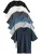 Next Shirt ‘Essential’  navy / antraciet / lichtgrijs / zwart / wit