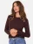 Lipsy Shirt  donkerbruin