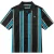 Fred Perry Heren Gestreept Revere Kraag Shirt (Zwart/Blauw)