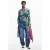 Desigual gebloemde blousejurk groen