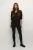 Blouse met lange mouwen Relaxed fit Blac