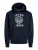 JACK & JONES Sweatshirt ‘JWHVICTO’  navy / wit