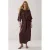 Summum midi jurk bruin