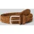MONTI Riem van leer in vlechtlook model ‘Vancouver’
