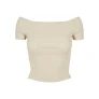 Dames-T-shirt zonder schouders Urban Classics
