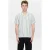 Anerkjendt regular gestreept casual overhemd beige