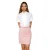 Vrouwelijke blouse met plooiknopen Nife