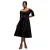 Offshoulder Jurk met Strik Dames Goddiva Scuba