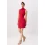 TRENDYOLMİLLA Dames Rood Effen Kort / Mini Mouwloos Bodycon Jurken