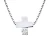 Diamond Necklace CROSS Natural 0.050 Cts 925