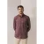 State of Art regular casual overhemd donkerrood