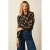 King Louie blouse met print – zwart