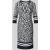 Christian Berg Woman Selection Knie-lang tuniekjurk met V-hals en 3/4-mouw