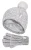Heat Holders Meisjes Cable Bobble Muts En Handschoenen Set – Havermoutwending