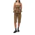 AmyLynn Sabrina-tanktop met peplum en ruitjespatroon voor dames (Rood, Groen)