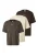 Karl Kani Shirt ‘Essential’  donkerbruin / wit