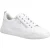 Hush Puppies Martha Leren Dames Witte Sneakers
