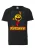 LOGOSHIRT Shirt ‘Pac-Man’  blauw / geel / oranje / rood / zwart