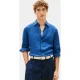 Tommy Hilfiger Casual hemd lange mouw Blauw PIGMENT DYED LI SOLID RF SHIR MW0MW41530/C3I
