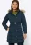 Wittchen dames gewatteerde jas met capuchon, marineblauw polyester