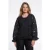 Rino & Pelle Rodiana.7002611 rino en pelle blouse with balloon sleeves black