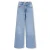 KIDS ONLY GIRL high waist wide leg jeans light blue denim
