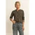Expresso vest met print – taupe