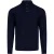 Trui A Fish Named Fred donkerblauw wol knopen kraag