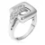Orphelia Dames 925 Sterling Zilveren Ring – Zilver ZR-3584