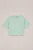 WE Fashion – Meisjes T-shirt met tekst – Oversized – Mintgroen – Katoen –