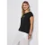 Street One Dames Basic shirt met tekst in Zwart