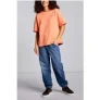 Rich & Royal Organic Felpa Sweat T-shirt Papaya