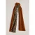 White Stuff Velvet Printed Scarf Chartreuse Print