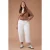 Trendyol Curve Dames Wit Effen Barrel Hoge taille Grote maten Jeans