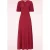 Topvintage exclusive ~ Scarlet slinky maxi jurk in rood
