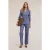 Motivi Double-breasted Cotton Canvas Blazer Light Blue