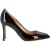 Sergio Rossi Nieuwe Secret Pumps in Zwart Gepatenteerd Kalfsleer