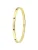 Lucardi Armband  goud / donkerlila
