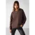 Oversized sweatshirt met ribstructuur en ronde hals