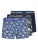 JACK & JONES Boxershorts  blauw / lichtgeel / donkergroen / zwart
