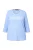 Ulla Popken Shirt  pastelblauw / wit
