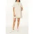 Scotch & Soda Denim Polo Dress Ecru