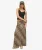 Maxi-kokerrok Brown