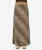 Maxi-kokerrok Brown