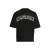 Lyle & Scott boxy T-shirt met backprint – zwart